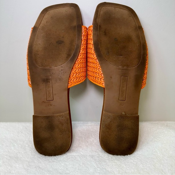 Nine West Women's Orange‎ Slide Sandals size 8 - Picture 8 of 8